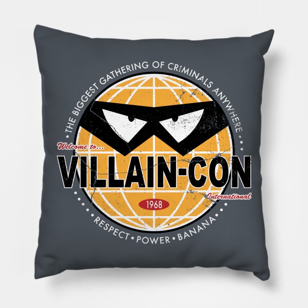 Villain-Con Pillow by mattsinor