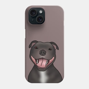 Staffordshire Bull Terrier Dog Portrait (Staffie) Phone Case