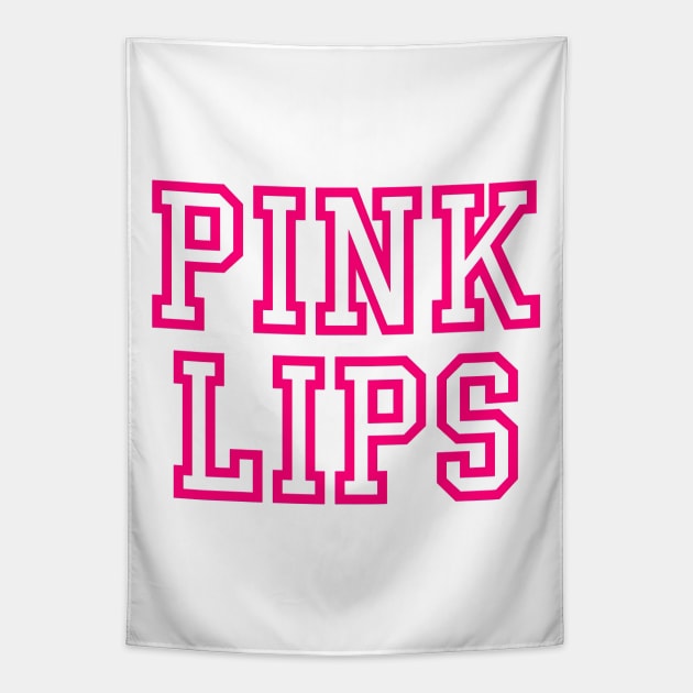 Pink Lips (Light) Tapestry by Lushy