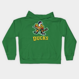 NHL Anaheim Ducks Toddler Boys' Poly Core Hooded Sweatshirt - 4T