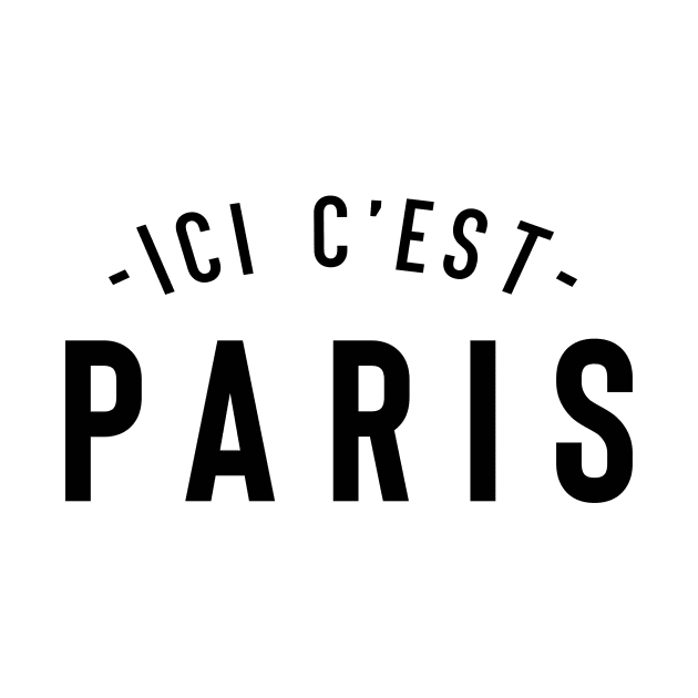 ICI C'EST PARIS - HERE IS PARIS - Soccer Souvenir For Fans by justiceberate