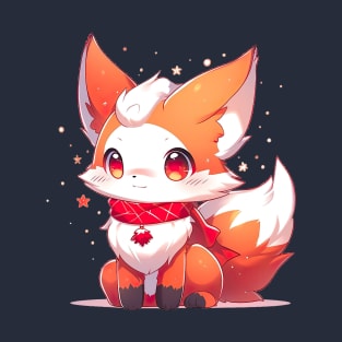 Cozy Fox Winter Vibes T-Shirt