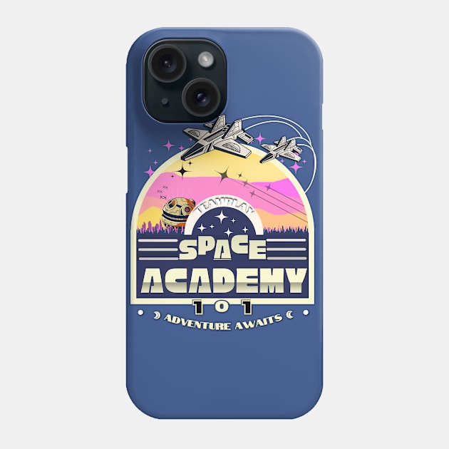 Space Academy 101 - Teamplay (Adventure Awaits) Phone Case by Invad3rDiz