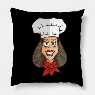 Woman Chef Pillow