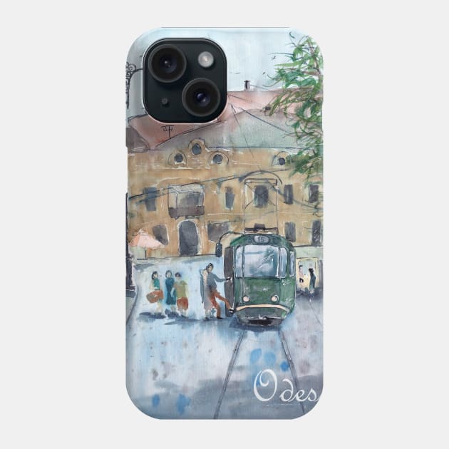 Ukraine. Odessa. Tram Phone Case by feafox92