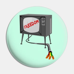 Freedom Television Pin