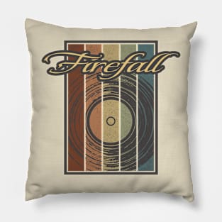 Firefall Vynil Silhouette Pillow