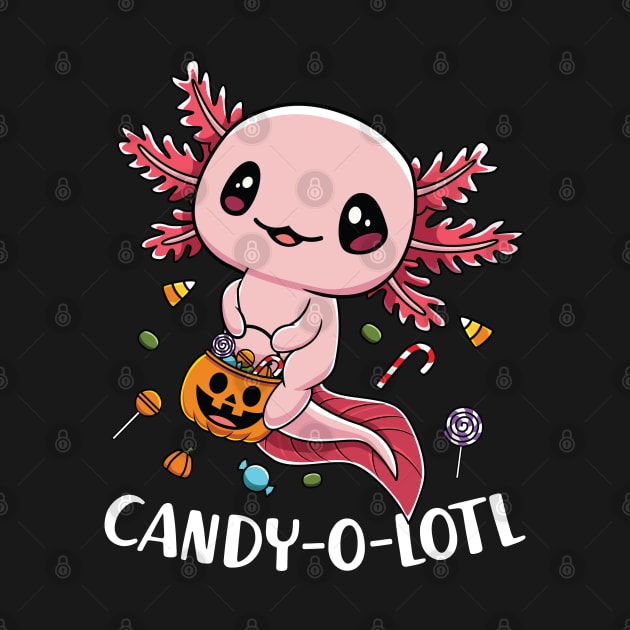 Funny Axolotl Candyoltol Halloween Candy by HCMGift