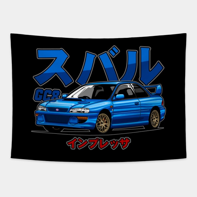 GC8 IMPREZA WRX STI Tapestry by idrdesign