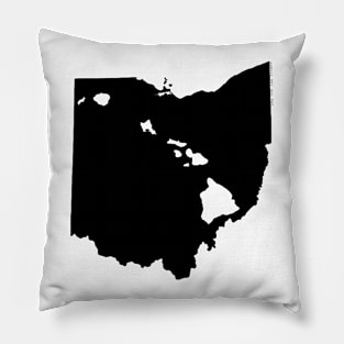 Ohio and Hawai'i Roots by Hawaii Nei All Day Pillow