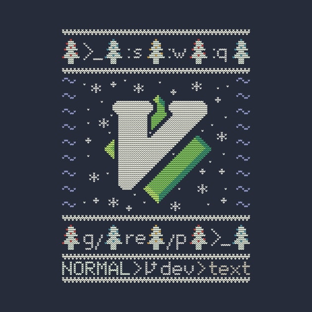 Christmas Vim Sweater by astrellonart