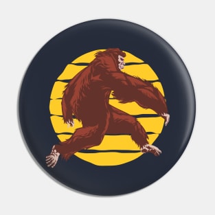 Sassquatch - Badass With An Attitude To Match - Big foot Pin