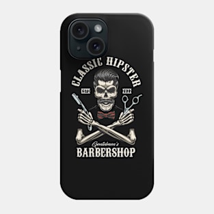 Classic Hipster Barbershop Gentleman´s Phone Case