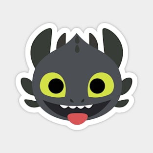 Fairytale Dream Black Dragon Magnet