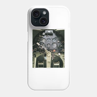 Cockpit controls of a Spitfire fighter (T610/0353) Phone Case