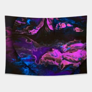 Heart Girly Fluid Acrylic Artwork Tapestry