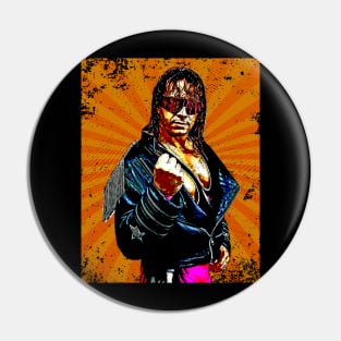 Bret Hart // Retro Comics Style Pin