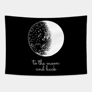 to the moon and back Tapestry
