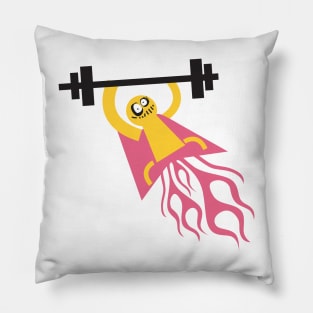 Weight Lifter Superhero Pillow