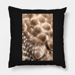 Feathers of a Red Shouldered Hawk Pillow