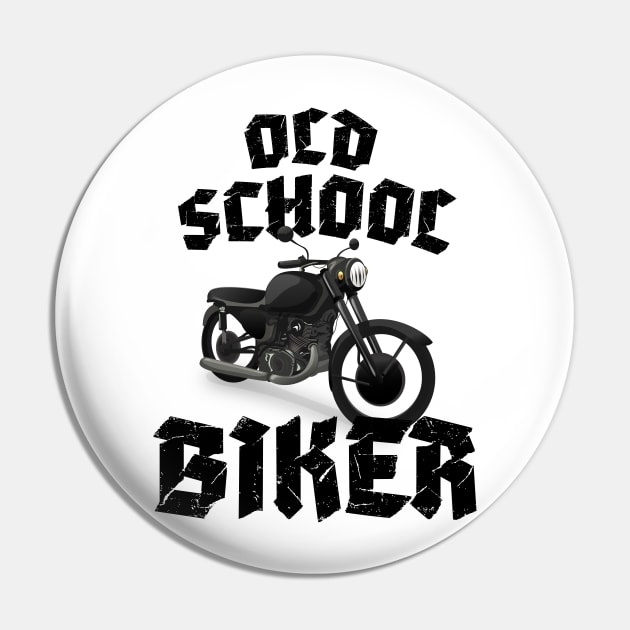 Old School Biker Pin by nickemporium1