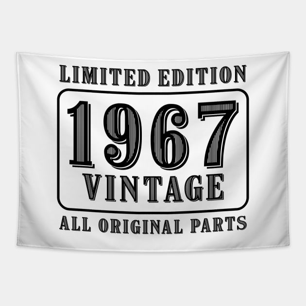 All original parts vintage 1967 limited edition birthday Tapestry by colorsplash