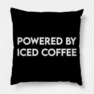 Powered by iced coffee Pillow