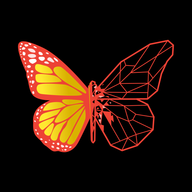 Abstract Butterfly Illustration by redsoldesign