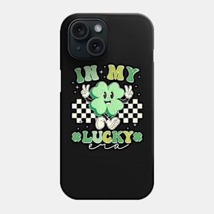 In My  Era St Patricks Day Hippie Smile  Shamrock Phone Case