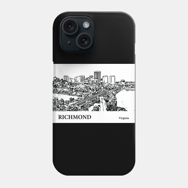 Richmond - Virginia Phone Case by Lakeric