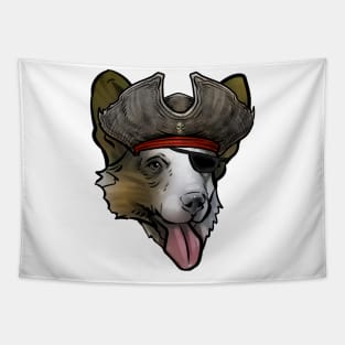 Cardigan Welsh Corgi Pirate Tapestry