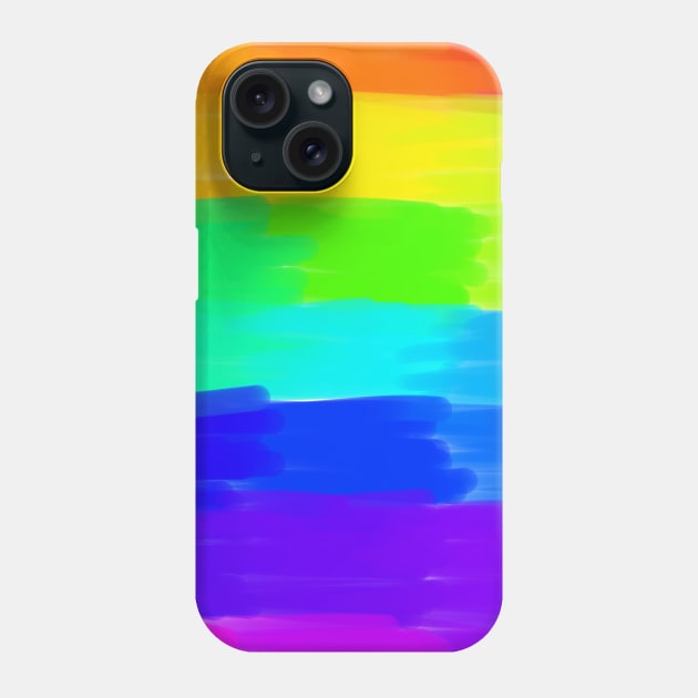 Rainbow pattern Phone Case by MelanieJeyakkumar