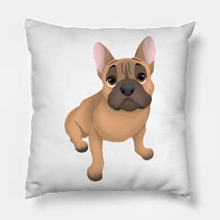 Fawn French Bulldog Pillow