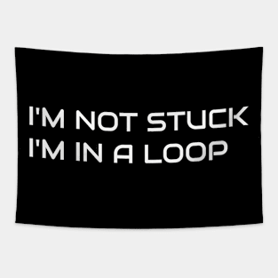 I am not stuck, I am in a loop Tapestry