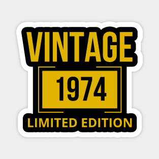 Vintage 1974 limited edition Magnet