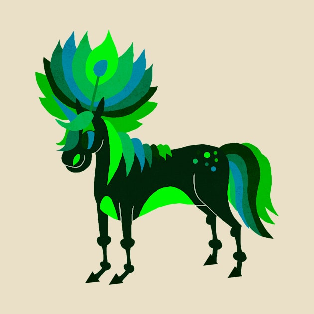 Green Petal Unicorn by Thatssounicorny