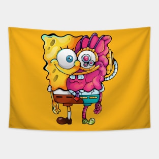 Spongebob Cyborg Tapestry