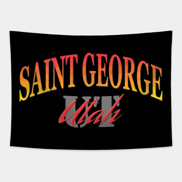 City Pride: Saint George, Utah Tapestry by Naves