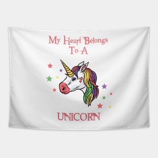 Unicorn Heart Tapestry