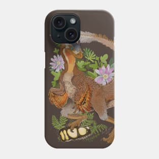 Jungle Raptor Dinosaur Art Phone Case