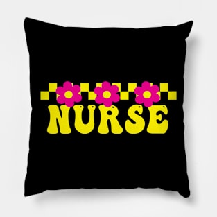 Nurse Flower Child Pillow