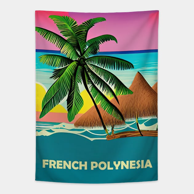 French Polynesia Tapestry by MBNEWS