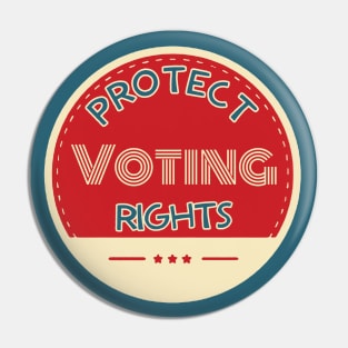 Protect Voting Rights Pin