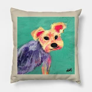 Blaze the Yorkie Pillow