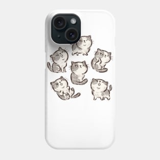 Six Impudent cats Phone Case