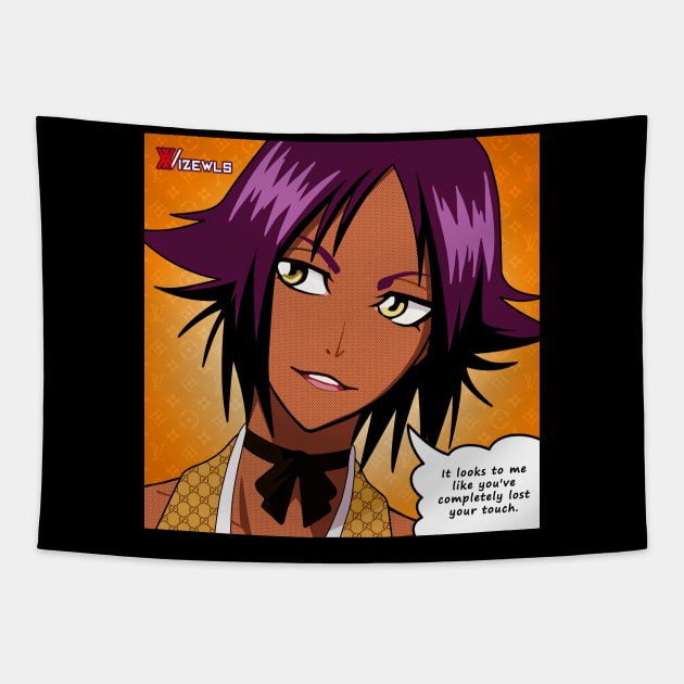 Yoruichi Pop Art Tapestry by Vizewls