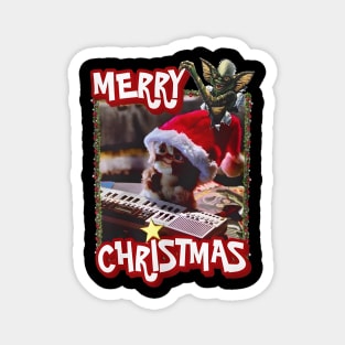 Merry Christmas,  Funny Gremlins Movie Magnet