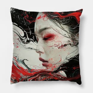 Cyberpunk Geisha Girl Anime Pillow