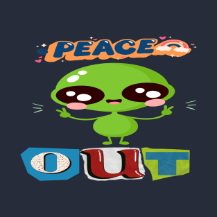 Peace Out | Alien T-Shirt