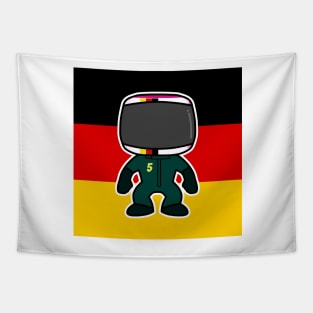 Sebastian Vettel Custom Bobblehead - Flag Edition 2021 Season Tapestry